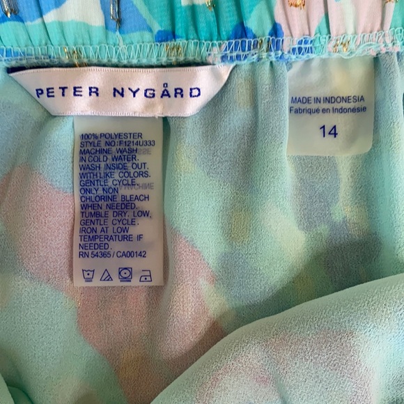 Peter Nygard • 80s Style Tiered Mermaid Maxi Skirt - Picture 9 of 14